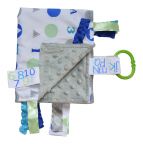 Baby Jack ABC Blue Educational Blanket
